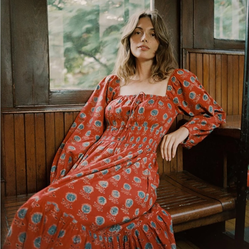 [SOLD] Christy Dawn Jennica Maxi Dress in Sienna Sunflower